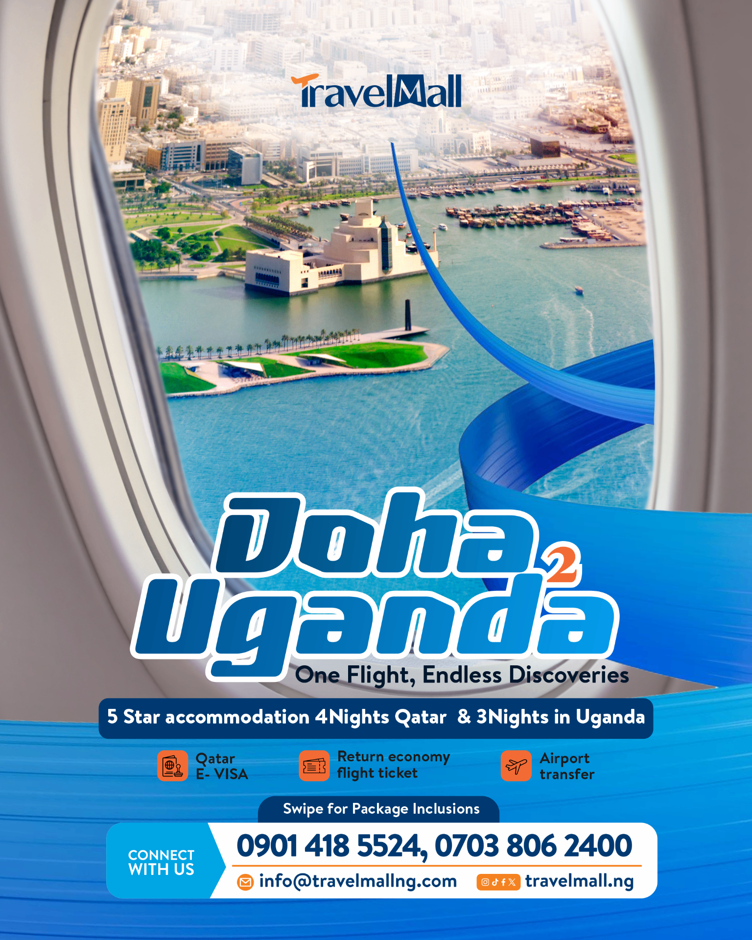 Qatar Kenya and Rwanda Package